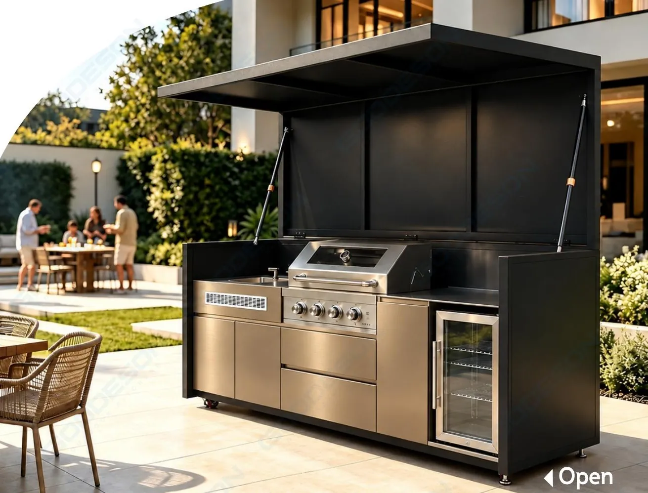 GREATESON F Series · Folding Door outdoor kitchen